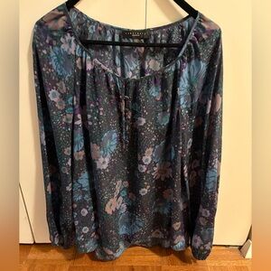 New 100% Silk Sanctuary Long-Sleeve Blouse size small new without tags
